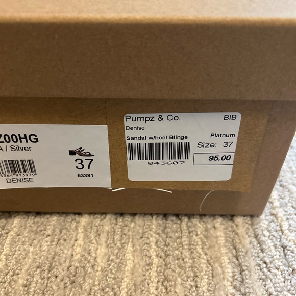 Bibi Lou Silver Heeled Sandal - Picture 4 of 4